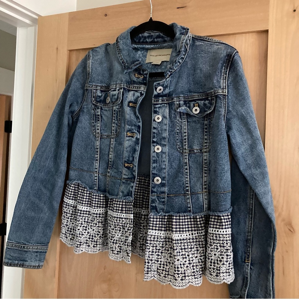Pilcro Denim Jacket with Hem